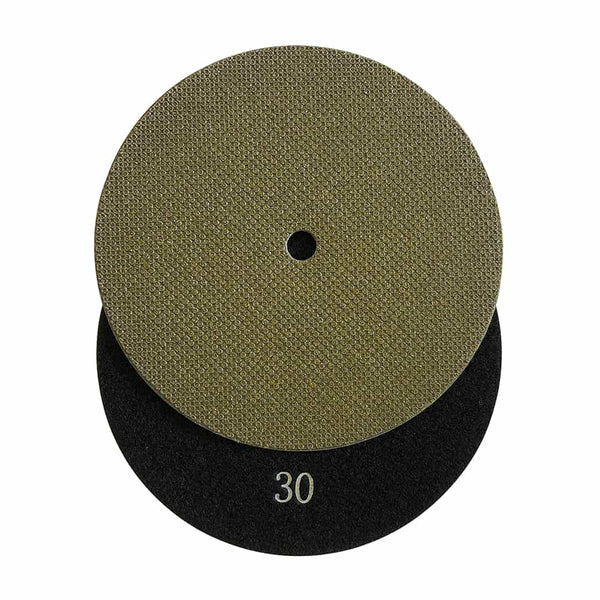 Electroplated Grinding and Polishing Pads - 5 / #30/40 - 30-400 Grit Electroplated Pads TDP50030