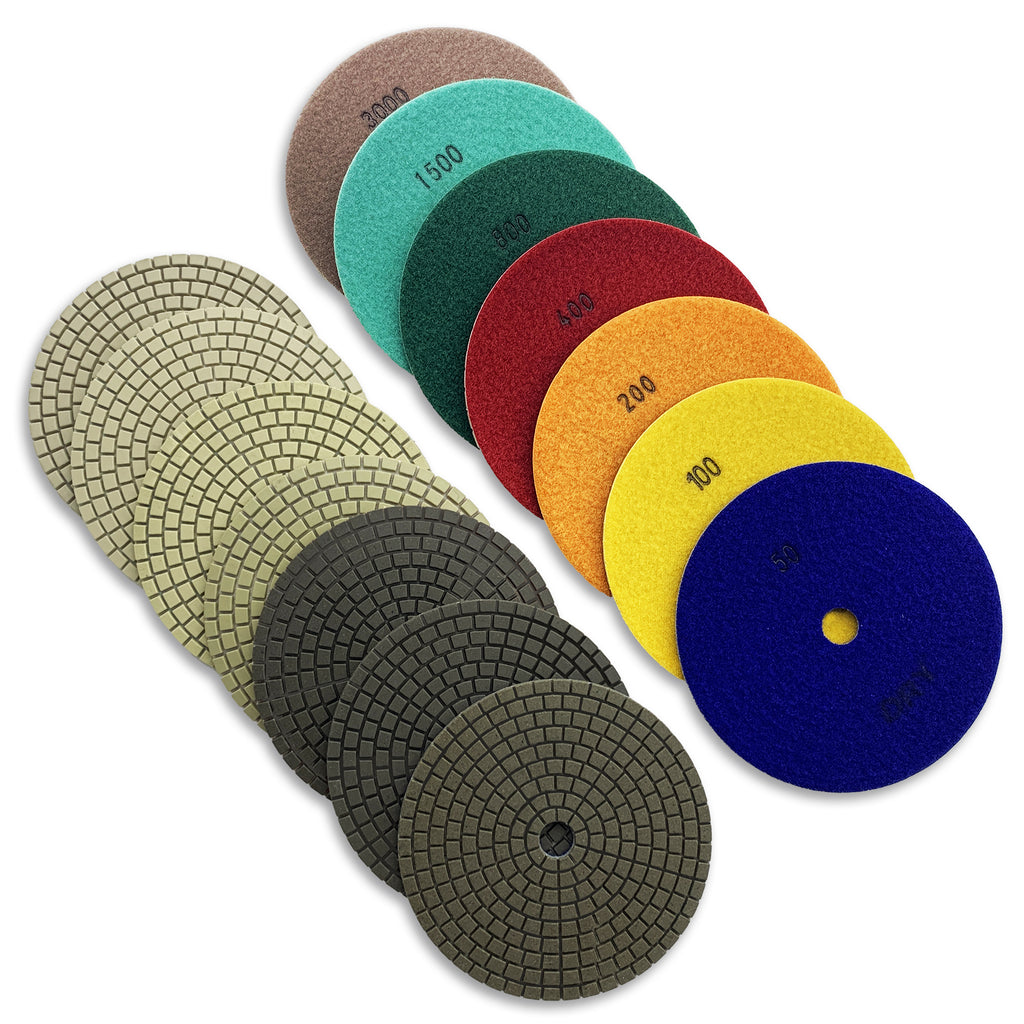 High Performance Dry Stone/Concrete Polishing Pads – EDiamondTools