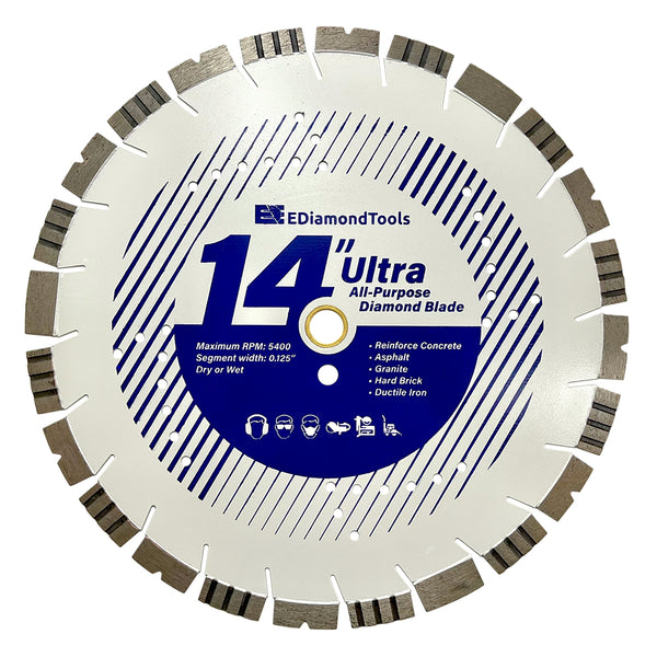 All Purpose Diamond Blades for Concrete, Asphalt, Granite EDiamondTools