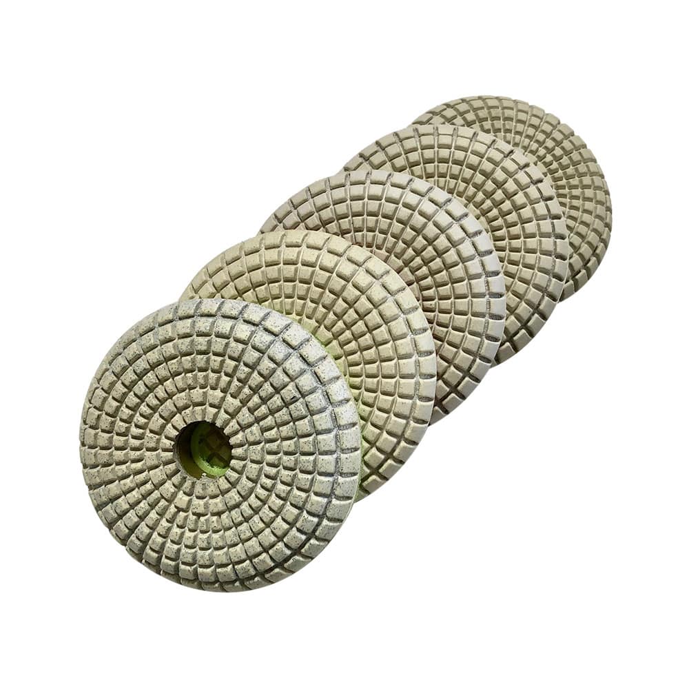 Almohadillas de pulido convexas para piedra natural y de ingeniería